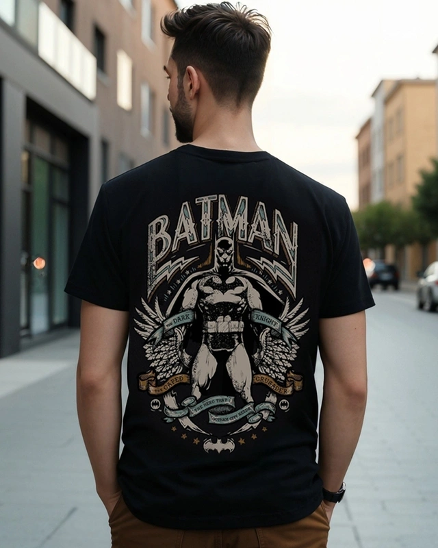 Plus Size Dark Knight Graphic T-shirt